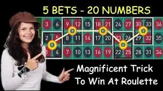 Magnificent Trick To Win At Roulette &clubs;️ Twenty Numbers &diams;️ Five Bets &spades;️