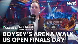 Boysey's Arena Walk - Finals Day! | 2025 US Open Pool Championship