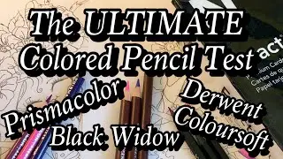 Colored Pencils Put to THE ULTIMATE TEST | Prismacolor, Derwent, and Black Widows | PART 2