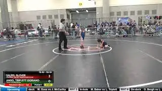 TB 8U 58-59 Angel Triplett (soriano-ross) Team Aggression Vs Saleel Glover Central Valley Wrestlin