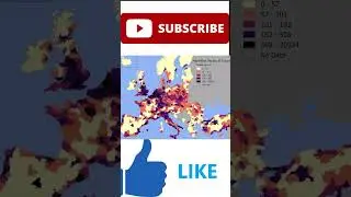 Population density map of europe #map #mapping #maps #countries #war #populationdensity #turkey