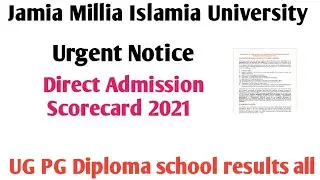 Jamia spot Admission process 2021 Jamia free IAS RCA form edit 2021 jamia results 2021 scorecard