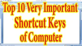 Computer shortcut keys in Hindi | Important shortcut keys in computer | shortcut keys of computer