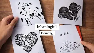 Meaningful Drawings That Speak Without Words | Deep Art Sketches