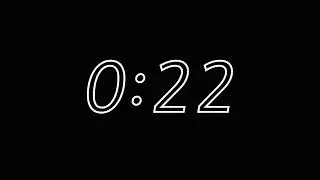 1 Minute Timer With Alarm   Workout Clock   Classroom Timer
