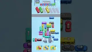 car jam traffic puzzle game level-256 complete #carjam #carjamtv #trafficjam #trafficpuzzle #puzzles