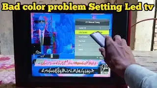 Bad Color Setting in China Led tv | Led tv Color problem solve | Led tv Shadows