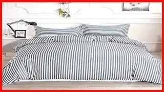 Experience Ultimate Comfort with Our Grey Blue Geometric Duvet Cover Set