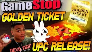 GameStop Power Pack Series 4 Golden Ticket & Pokemon Moltres UPC Release Day!