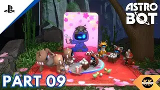 ASTRO BOT PS5 Gameplay Walkthrough Part 9 - Bubbling Under, Balloon Breeze, Danger Dojo, Spooky Time
