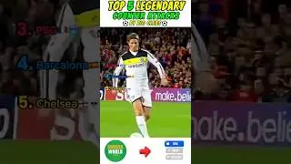 Top 5 Legendary Counter Attacks by Big Clubs ⚡ #shorts #football