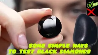 how to identify carbonado black diamond at home fake VS reyal