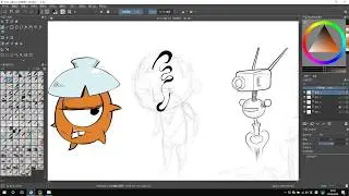 krita4 0 实例绘画直播交流 Q版角色设计03