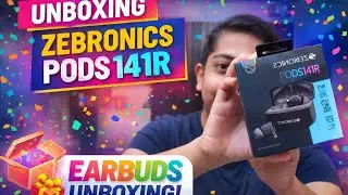 Zebronics pods 141R Earbuds Unboxing Review  😱🔥 #zebronicsearbuds #earbuds #technicalshristi