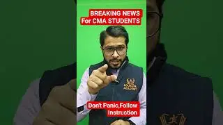 Breaking News For CMA Students | New Syllabus 2026 | #cmacourse #icmaiannouncement
