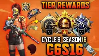 Cycle 6 Season 16 tier rewards is here! BGMI// @madtamizha