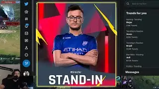 Miracle- is BACK! as a stand-in for Nigma at DreamLeague S19