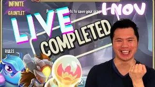 NO SHELLY? BOMBETA FREE HEAL RUNE TRICK | 1 NOV | LIVE INFINITE GAUNTLET | Monster Legends