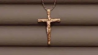 Handcrafted Italian Gold Cross Pendant - 3 Colors Showcase