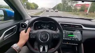 MG ZS EV - consumption on 130 km/h (POV city test, real range, KERS)
