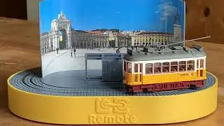 1:87 Lisbon Carris tram. 3D printed floor. Kato 109 chassis. Sounds from tram 28 with Mini B control