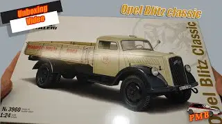 Opel Blitz Classic Italeri ~Unboxing video