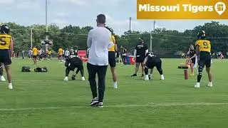 Mizzou QB Drills at August 3 Practice