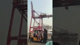 Worlds largest quay cranes #cranes
