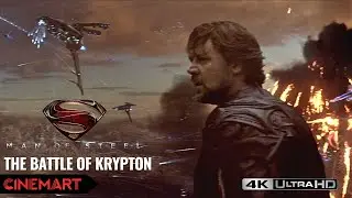 MAN OF STEEL (2013) | The Battle of Krypton | Saving the 'Codex' Scene 4K UHD