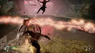 God of War Use Talon Expert Bow Combat Skills Against Dark Elves