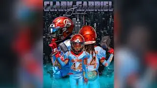 Queens avengers 44 Jeremiah Clark Gabriel  takes it 40 Yards on his first carry vs LI Knights