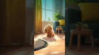 Toy Poodle Doll Sitting And Smiling