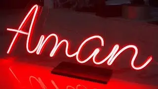 How to Make Neon Light | Customize Name Neon Sign Board | How to Order