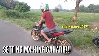 SETTING YAMAHA MX-KING ROAD RACE MP5 || MOTOVLOG INDONESIA  #otomotif