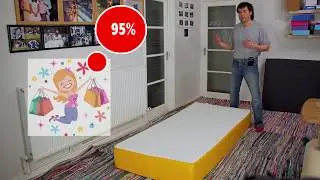 Eve Mattress Review - UK version - online memory foam mattress