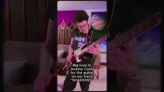 Jeremy Costa rocking the guitar on SHADOWS #metaldubstep #midtempo #electricguitar