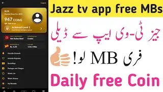 Jazz tv app Daily free MBs - get free coin 2021