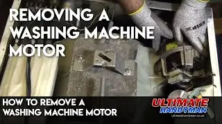 How to remove a Washing machine motor  |  washing machine repair