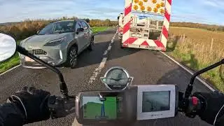 De Mussy-la-Ville (B) à Allondrelle-la-Malmaison (F) / Moto Guzzi V7 Stone 850