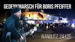 Gedenkmarsch für Boris Pfeiffer (Wandlitz, 24.1.2026)