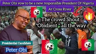 Peter Obi vow to be the new responsible President #obidatti2023 #peterobi #politicsnews #channel