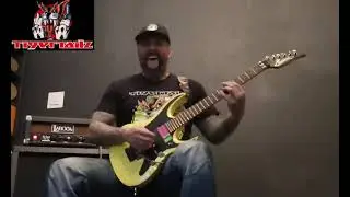 Guitar Cover - Tigertailz Hollywood Killer by Kieron K Berry Bang Bang Firecracker