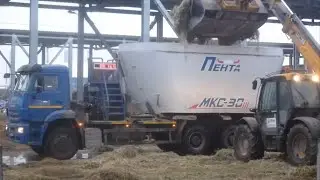 Самоходный кормосмеситель Пента МКС-30 в компании 