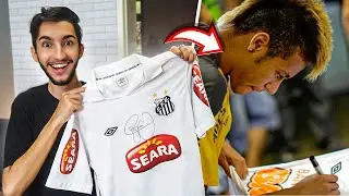 COMPREI UMA CAMISA HISTÓRICA AUTOGRAFADA PELO NEYMAR!