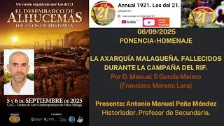 La Axarqu&iacute;a. Los ca&iacute;dos durante las campa&ntilde;as del Rif. Por D. Manu Garc&iacute;a Melero (Fco. Moreno Lara)