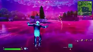 Loot Lake is no longer safe Revin&rsquo;s power has taken over. 😈🔥 #fortniteog 