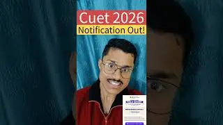 🚨CUET UG 2026 Official Notification OUT | Exam Dates & Syllabus | NTA Update | Cuet Update 2026 