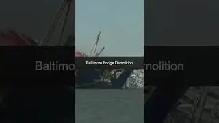 Massive Explosion: Baltimore Bridge has been demolished