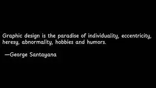 Graphic design is the paradise of