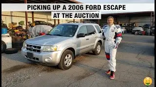 💸 AUCTION WIN! Picking Up a 2006 Ford Escape (Will it Start?)